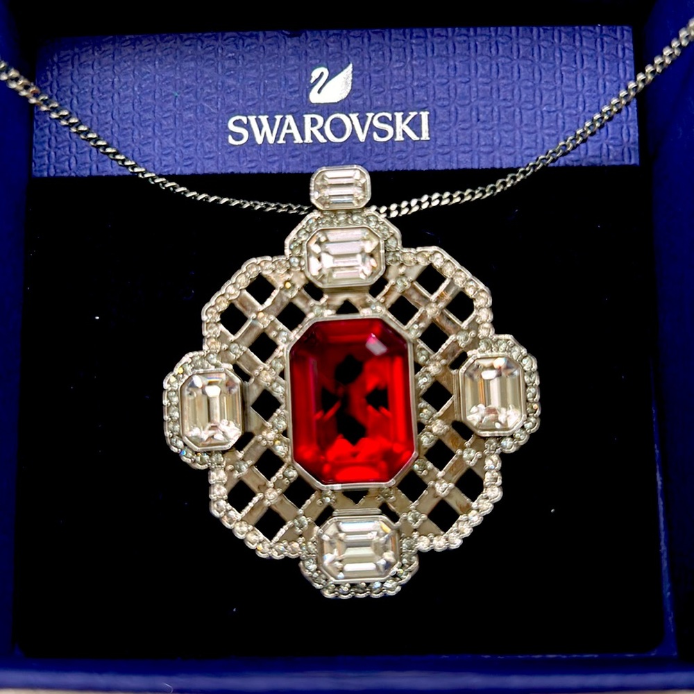 Swarovski Ruby Red Pendant